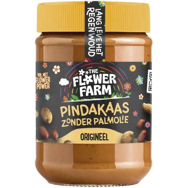 Flower Farm Pindakaas zonder palmolie