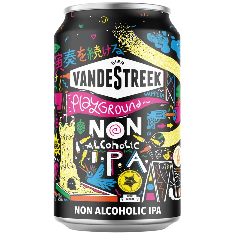 Vandestreek Playground non alcoholic IPA