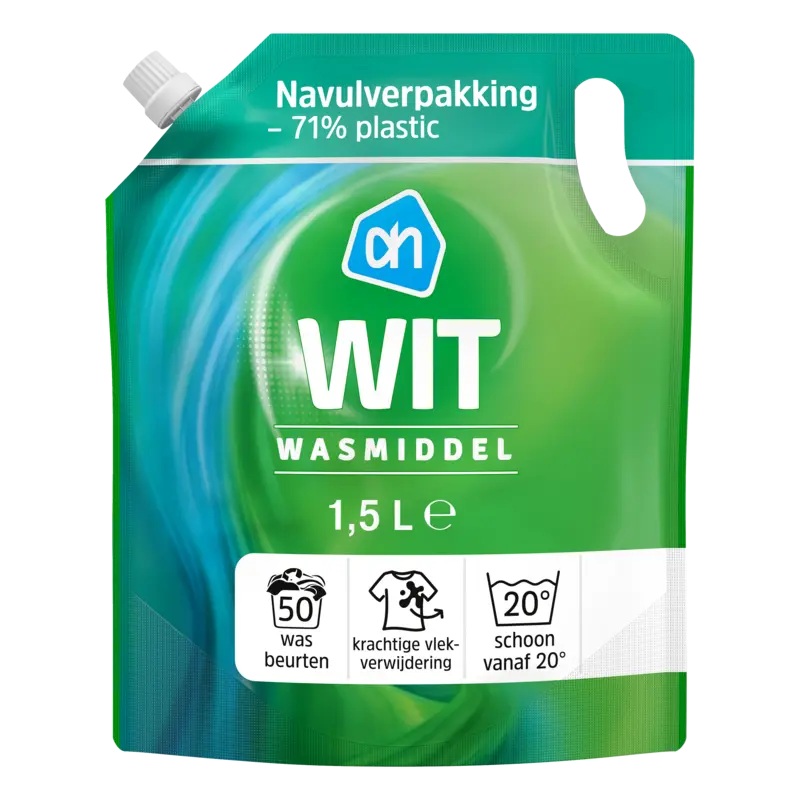 Wasmiddel wit navulling