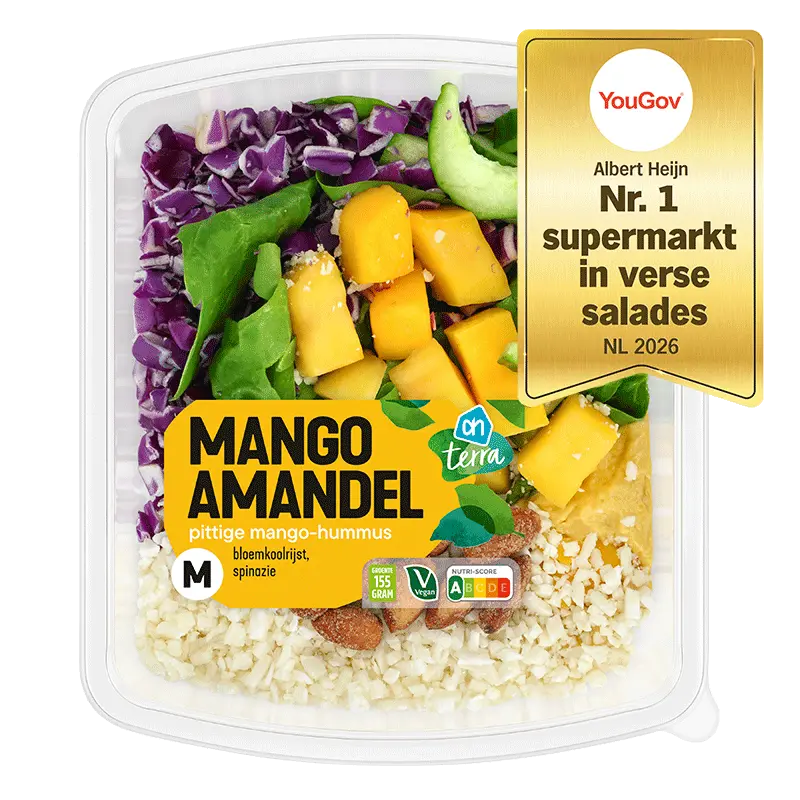 Terra Plantaardige lunchsalade mango amandel