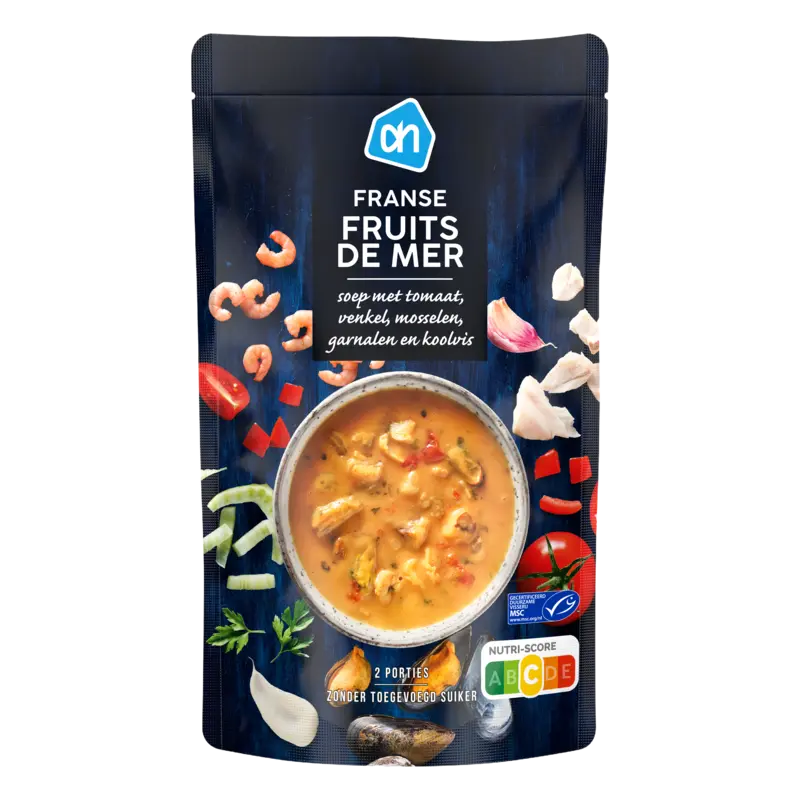 Franse fruits de mer soep