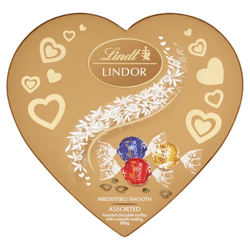 Lindt Lindor gemengde chocolade hart