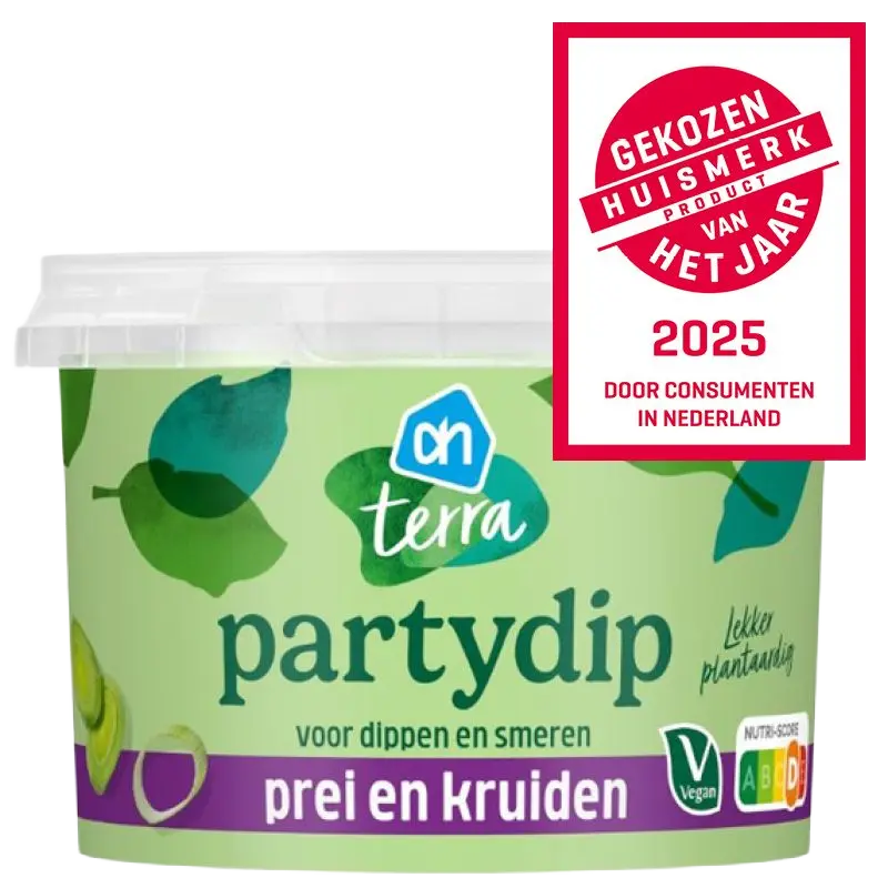 Terra Plantaardig party dip prei en kruiden