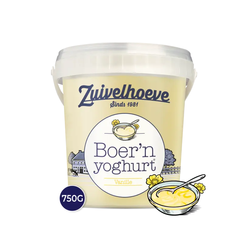 Zuivelhoeve Boer'n yoghurt vanille