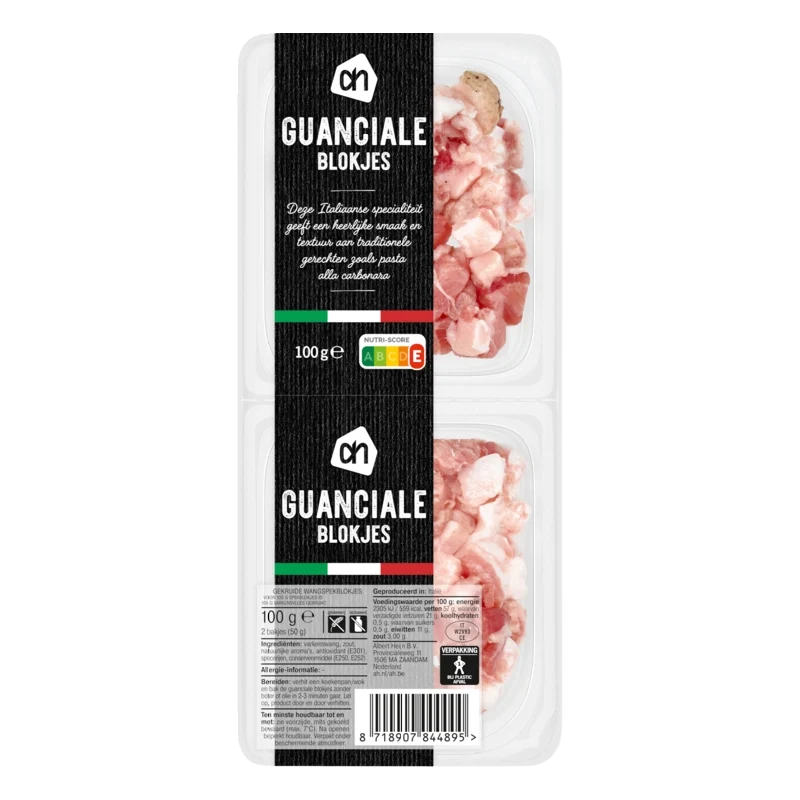 Guanciale blokjes