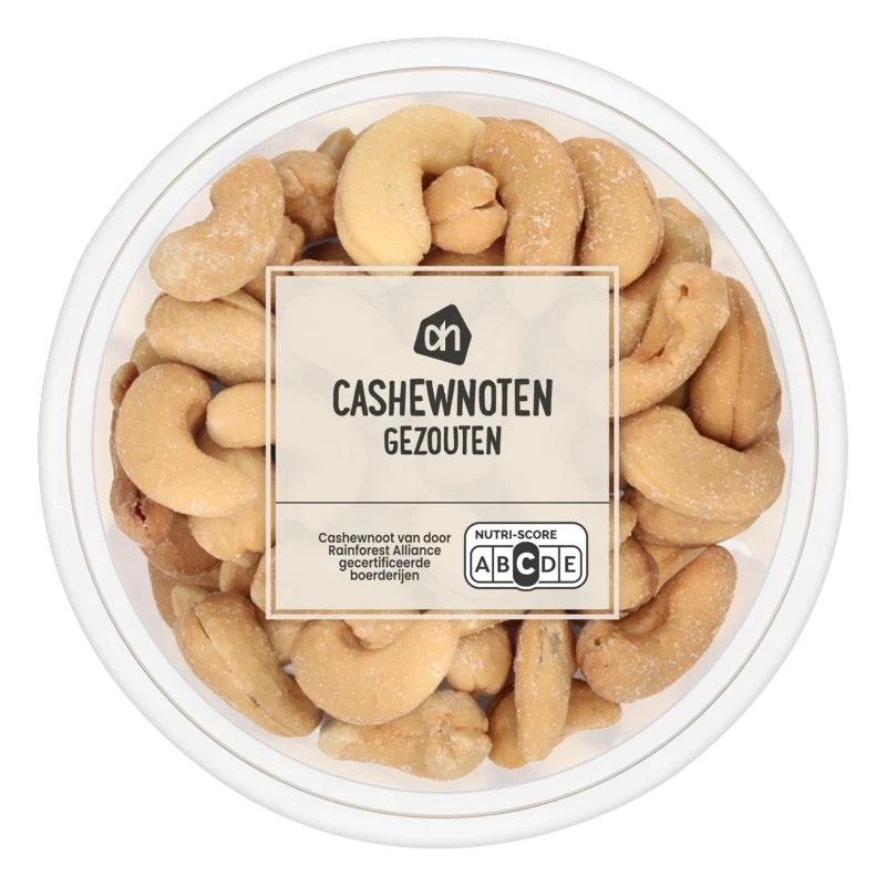 Gezouten cashewnoten