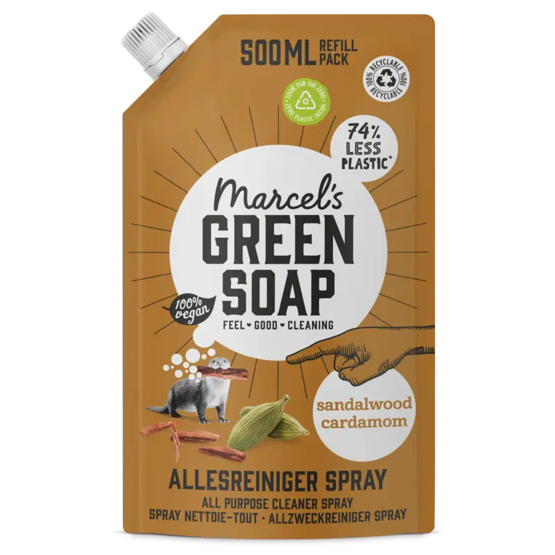 Marcel's Green Soap Allesreiniger sandelhout navulling