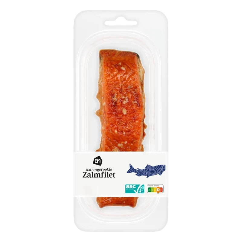 Warmgerookte zalmfilet