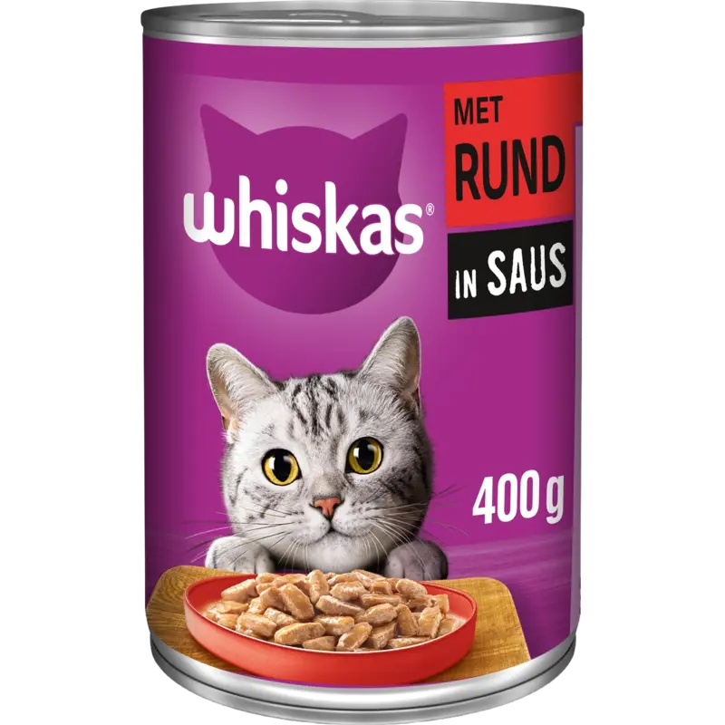 Whiskas Met rund en saus