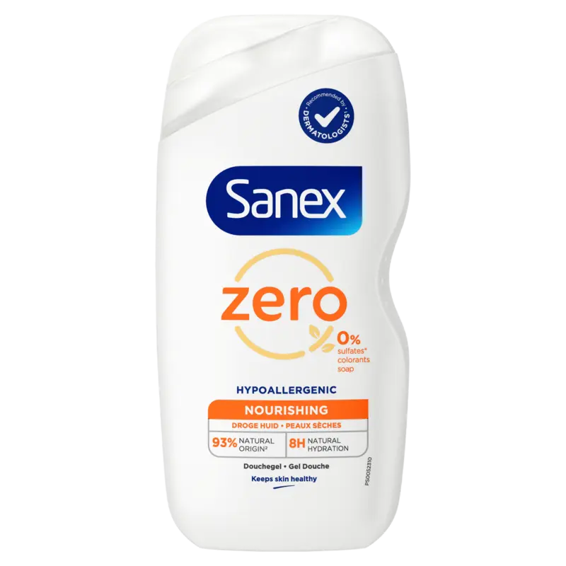 Sanex Zero% nourishing douchegel droge huid