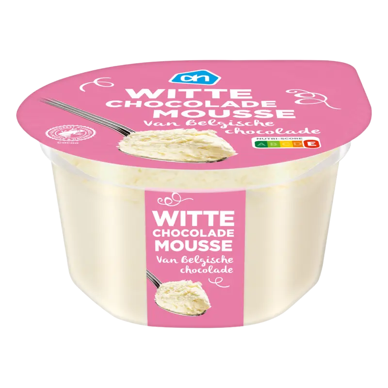 Witte chocolade mousse