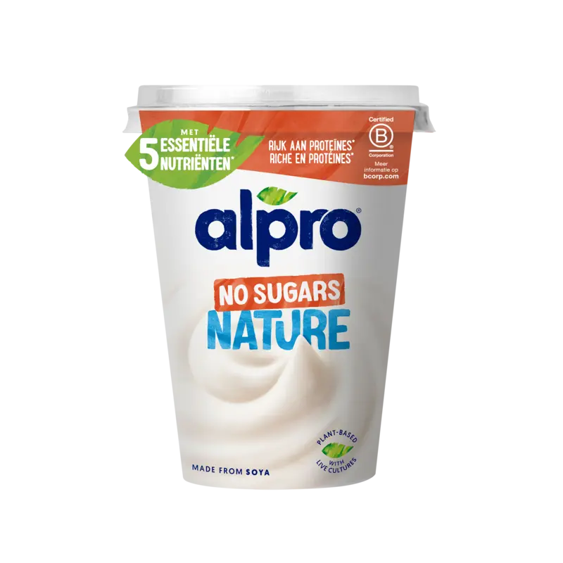 Alpro Plantaardige variatie yoghurt no sugars