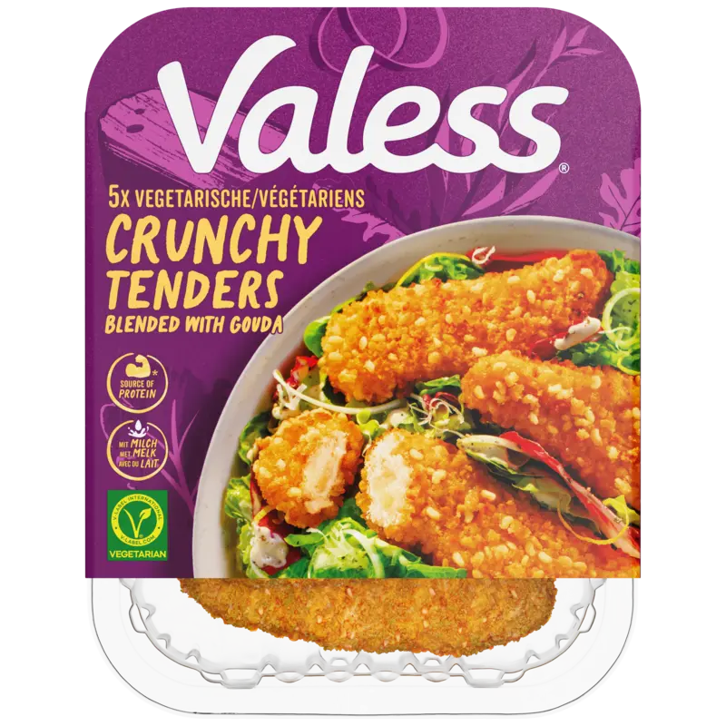 Valess Vegetarische crunchy tenders Gouda