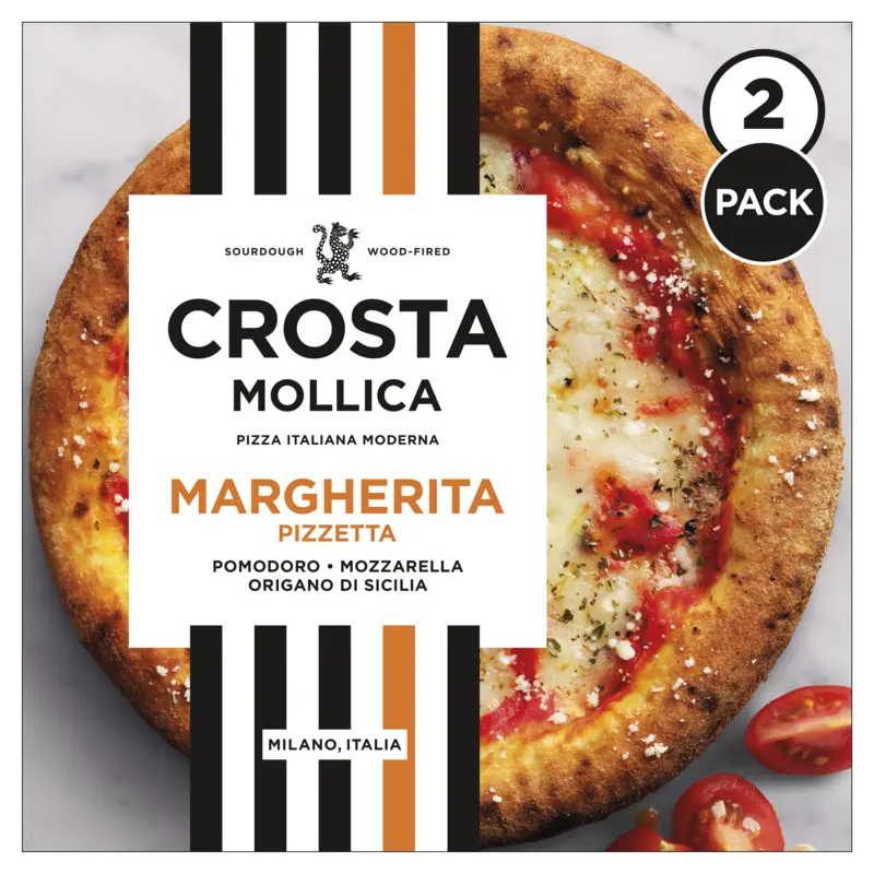 Crosta & Mollica Pizzetta margherita 2-pack