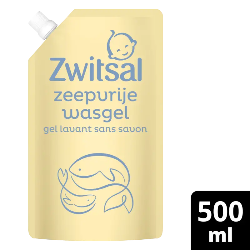 Zwitsal Baby zeepvrije wasgel navulverpakking