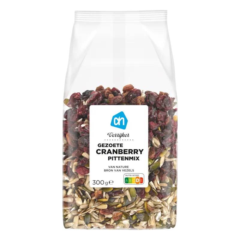 Verrijker gezoete cranberry pittenmix