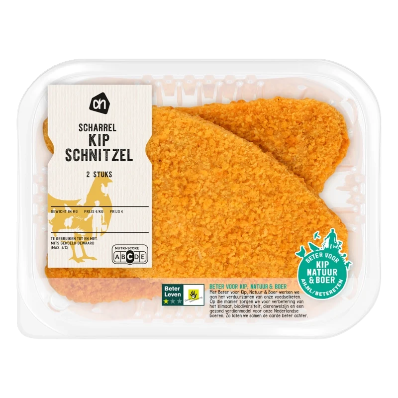Scharrel kipschnitzel 2 stuks