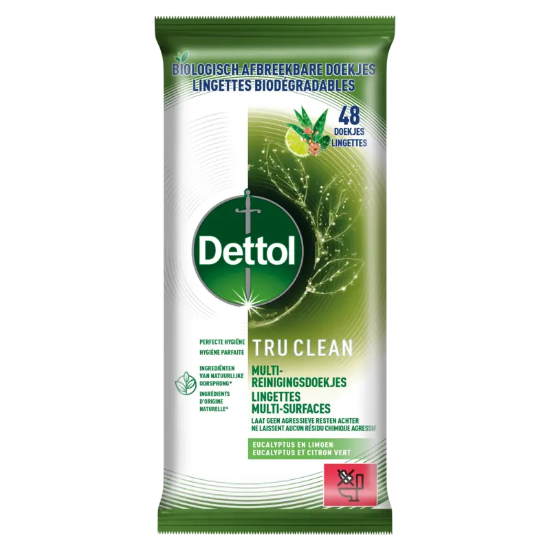 Dettol Multi-reinigingsdoekjes eucalyptus