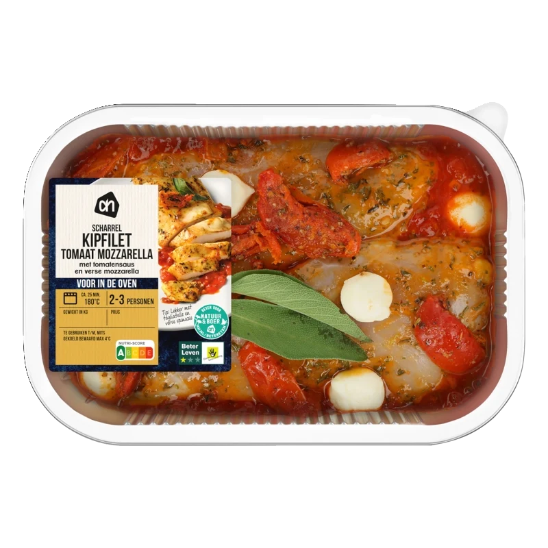 Voor in de oven kipfilet tomaat