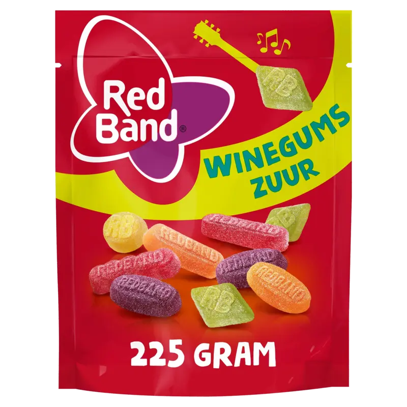 Red Band Winegums zuur