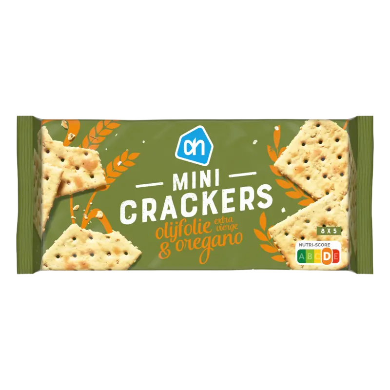 Mini crackers olijfolie & oregano