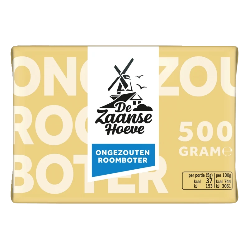 De Zaanse Hoeve Ongezouten roomboter