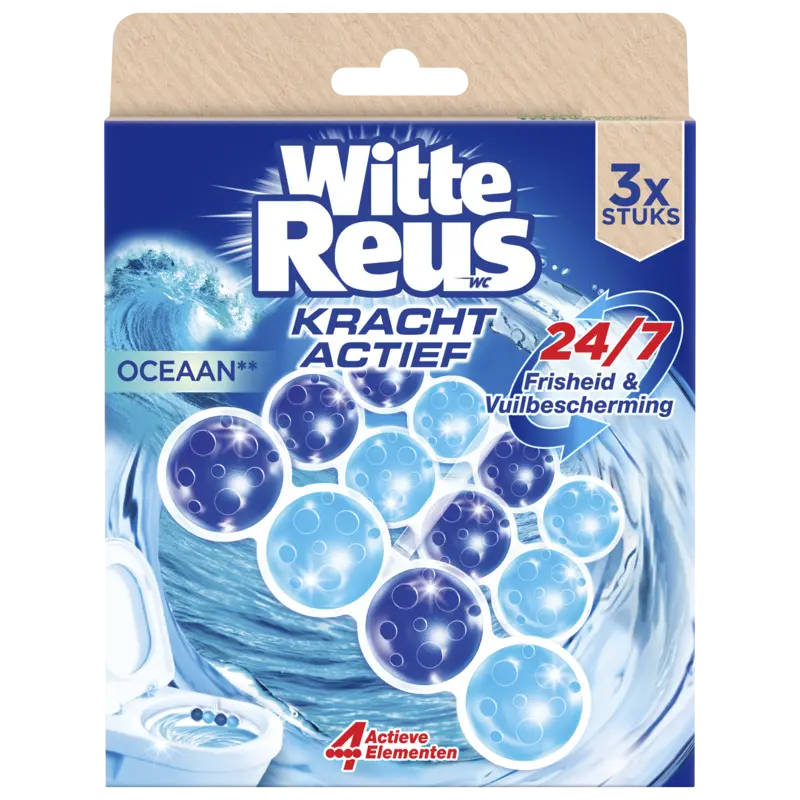 Witte Reus Toiletblok kracht actief oceaan