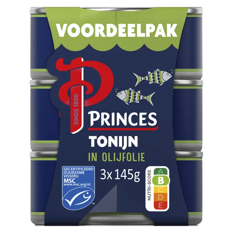 Princes Tonijnstukken olijfolie voordeelpak