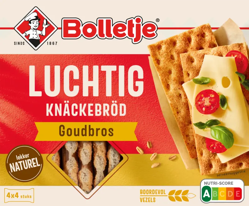 Bolletje Luchtig Knackebrod goudbros