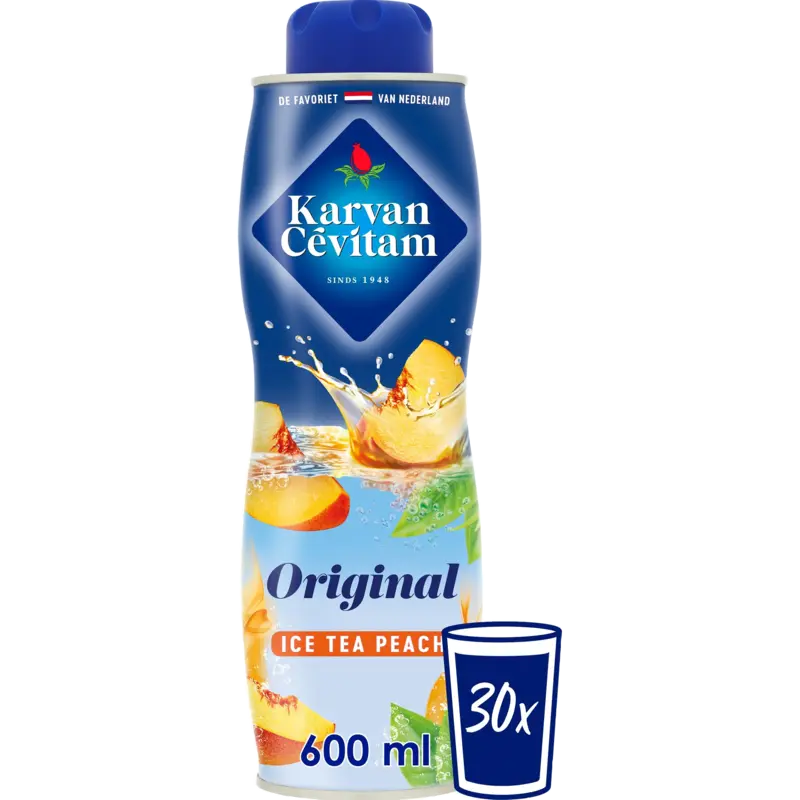 Karvan Cévitam Original ice tea peach siroop