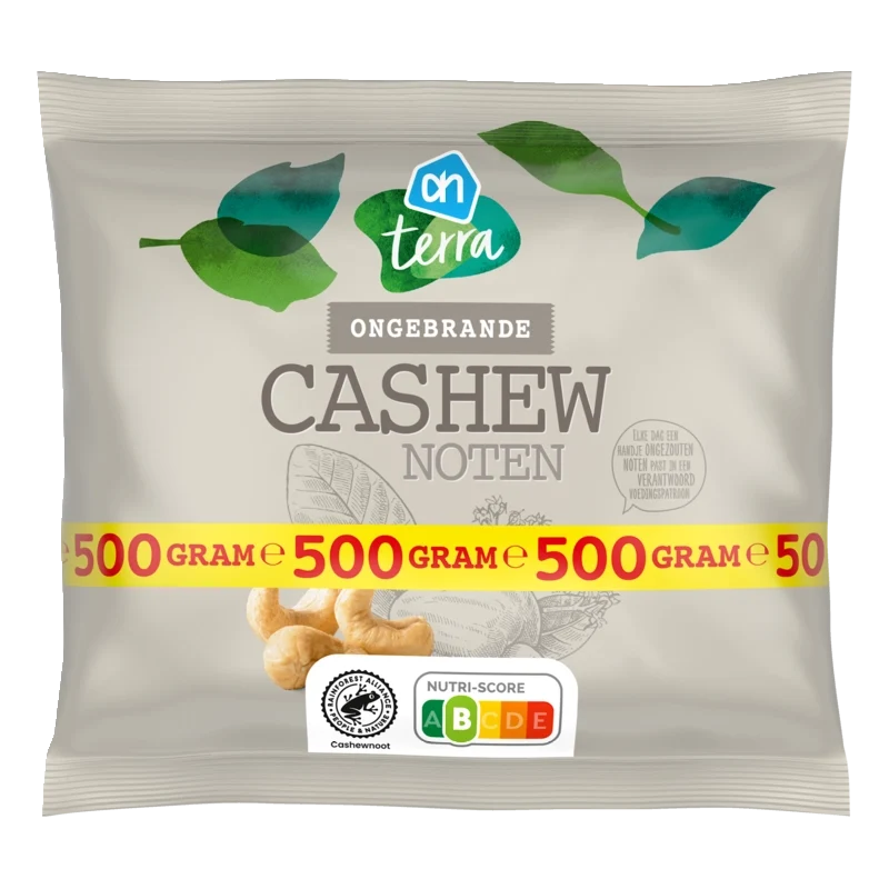 Ongebrande cashewnoten
