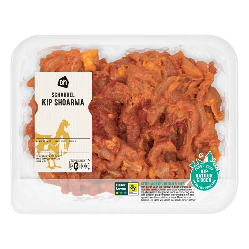 Scharrel kipdijfiletreepjes shoarma