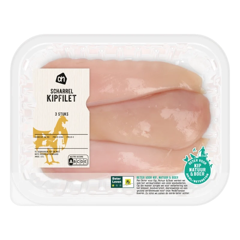 Scharrel kipfilet 3 stuks