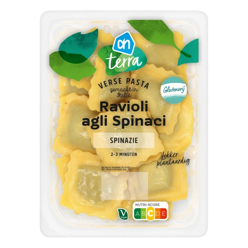 Terra Plantaardig ravioli agli spinaci