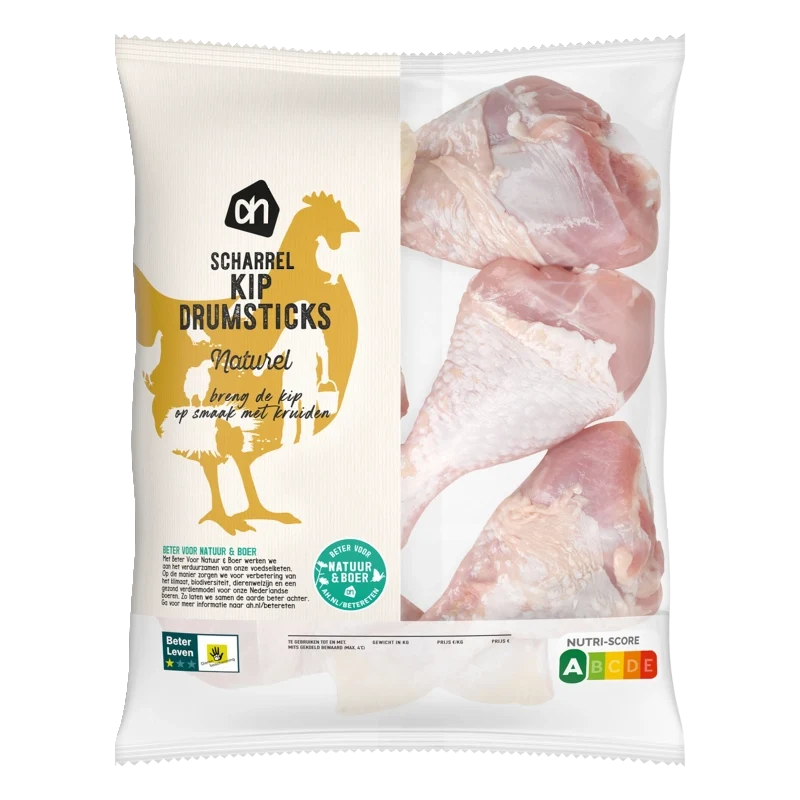 Scharrel kipdrumsticks