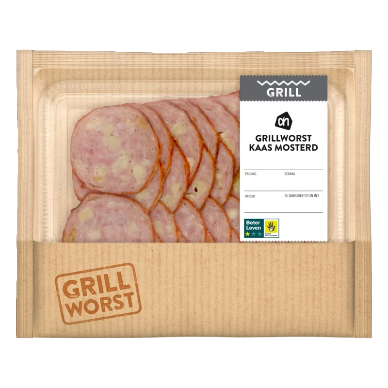 Grillworst kaas mosterd