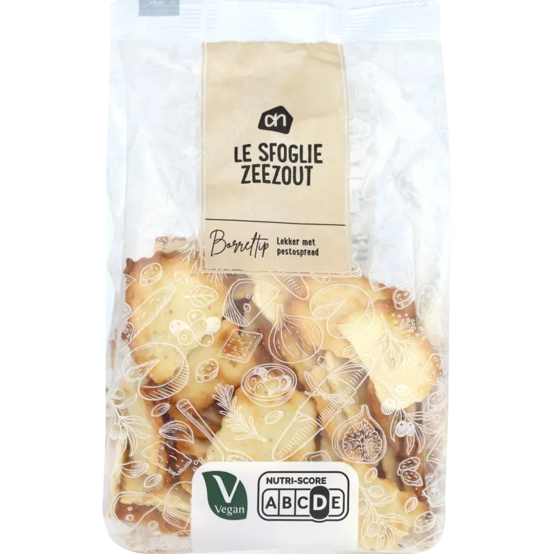 Le sfoglie toast met zeezout