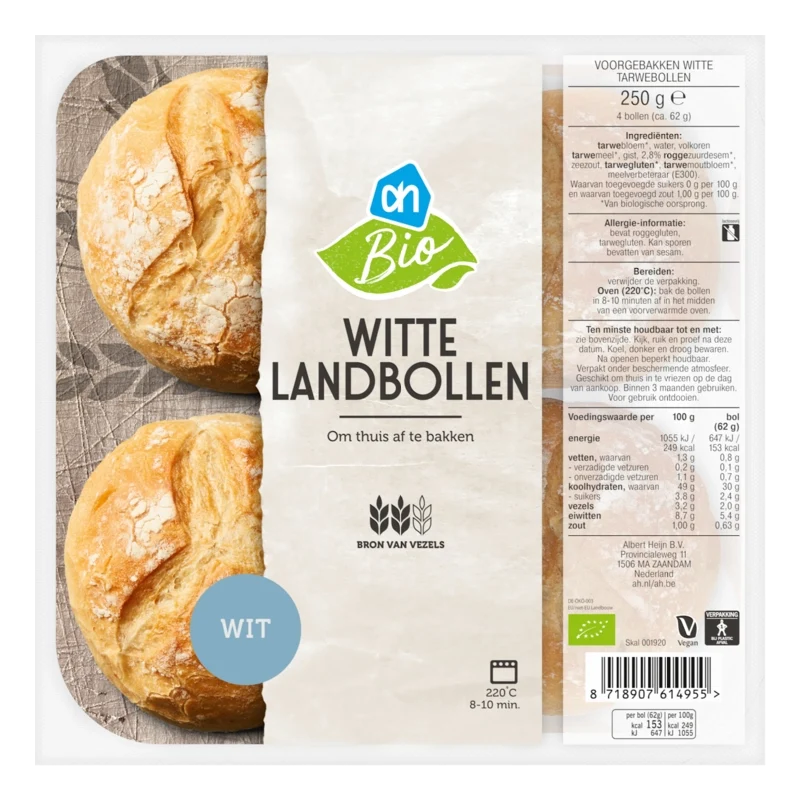 Biologisch Witte landbollen