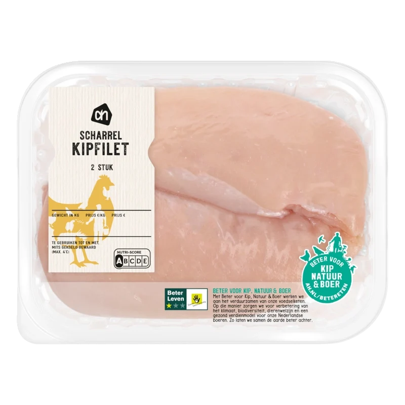 Scharrel kipfilet 2 stuks