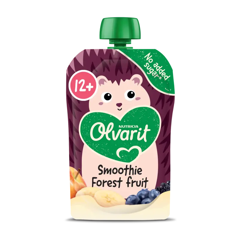 Olvarit Knijpfruit smoothie bosvruchten 12m+