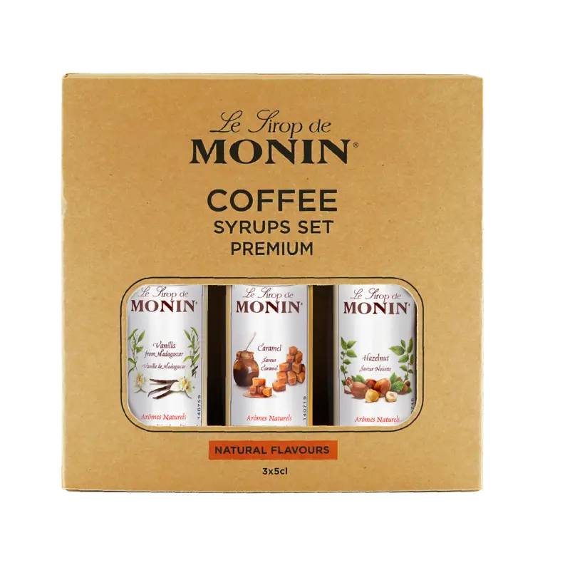 Monin Coffee syrups set premium