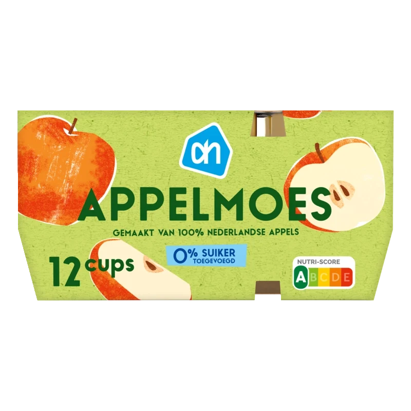 Appelmoes 0% suiker toegevoegd 12-pack