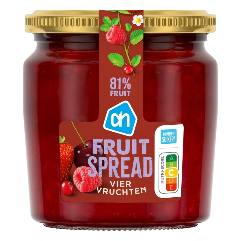 Fruitspread viervruchten