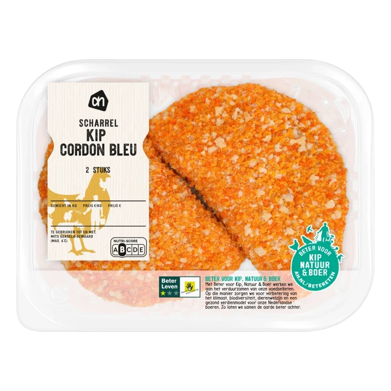 Scharrel kip cordon bleu 2 stuks
