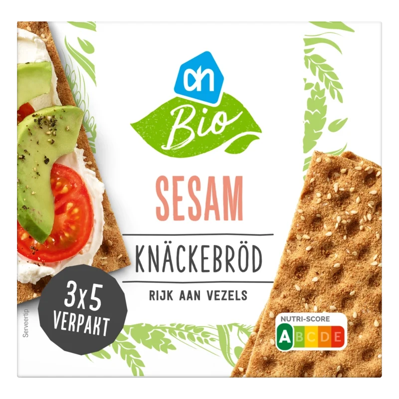 Biologisch Knäckebröd sesam