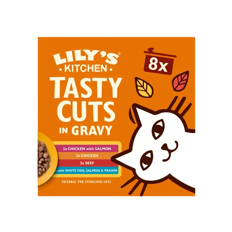 Lily's Kitchen Tasty cuts in saus diverse smaken 8-pack