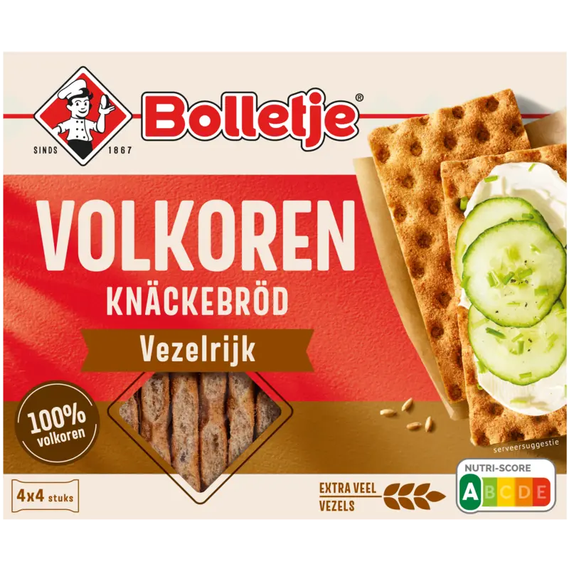 Bolletje Vezelrijk Knackebrod volkoren