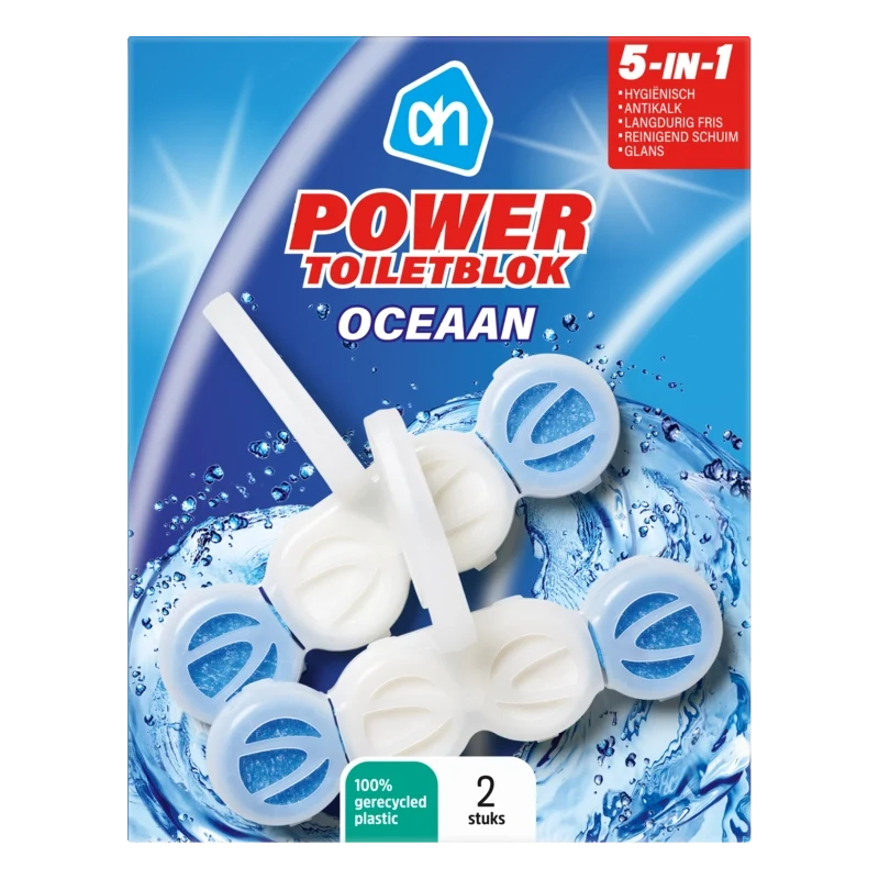 Power toiletblokken oceaan