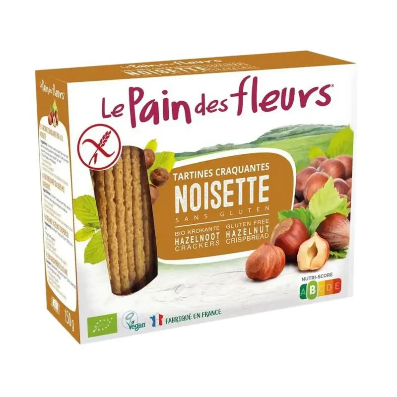Le Pain Des Fleurs Notencrackers glutenvrij bio 150 gram