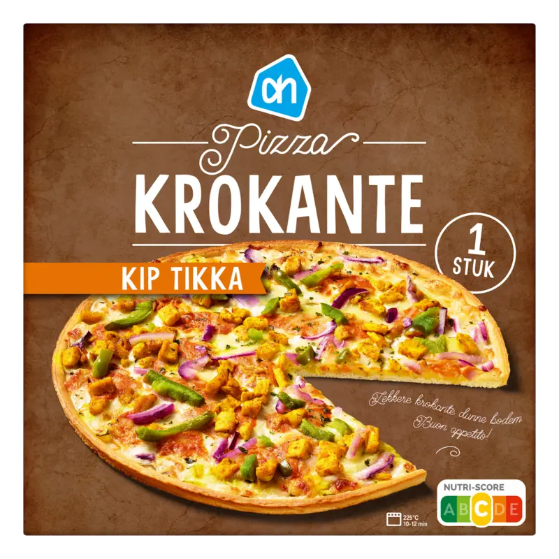 Pizza krokante kip tikka